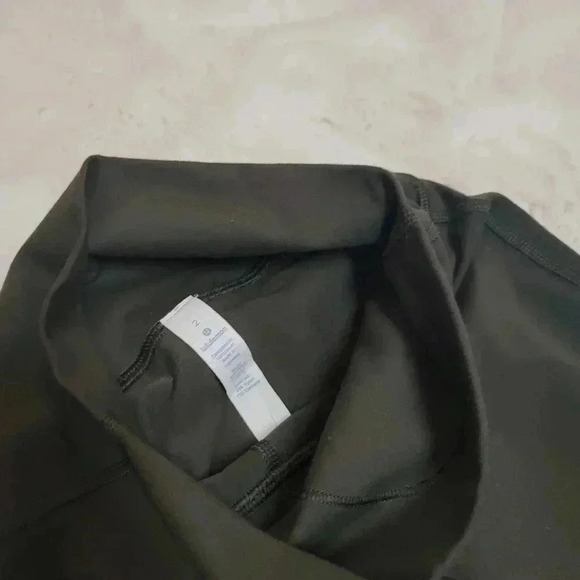 Lululemon Wunder Under Pant (Hi-Rise) *Tech Mesh 28" Sage Green Size 2 - Picture 5 of 7